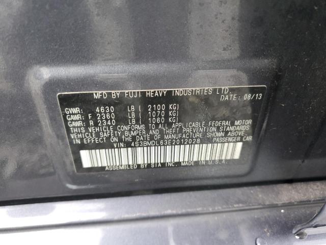 Photo 11 VIN: 4S3BMDL63E2012028 - SUBARU LEGACY 