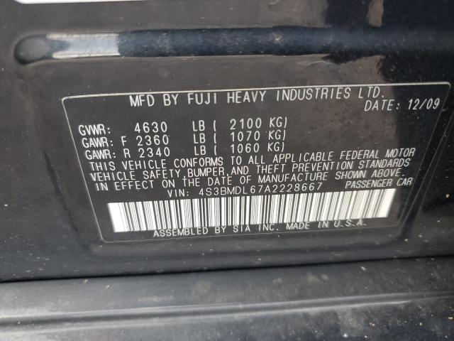 Photo 11 VIN: 4S3BMDL67A2228667 - SUBARU LEGACY 