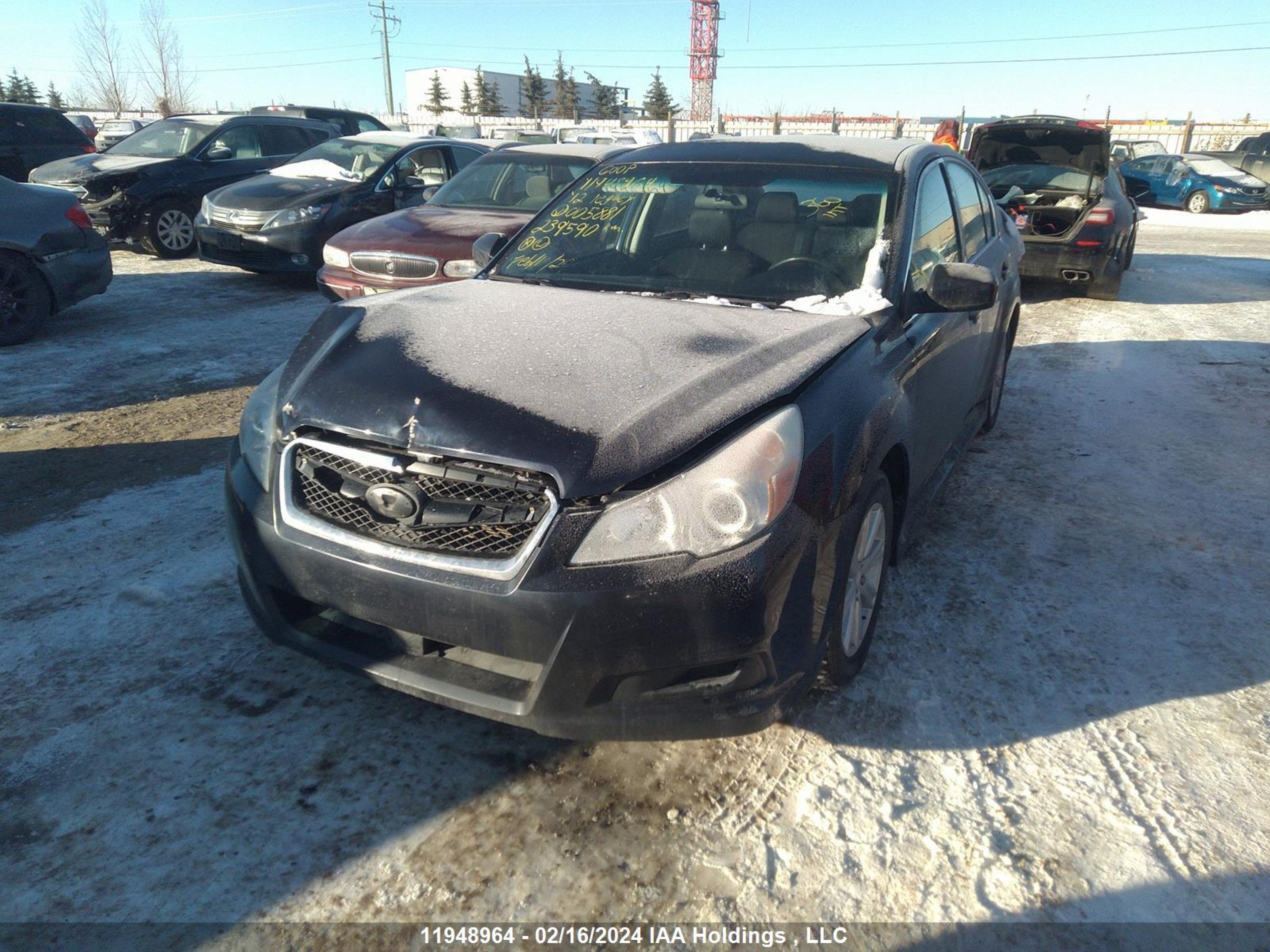 Photo 1 VIN: 4S3BMGB61C3005881 - SUBARU LEGACY 