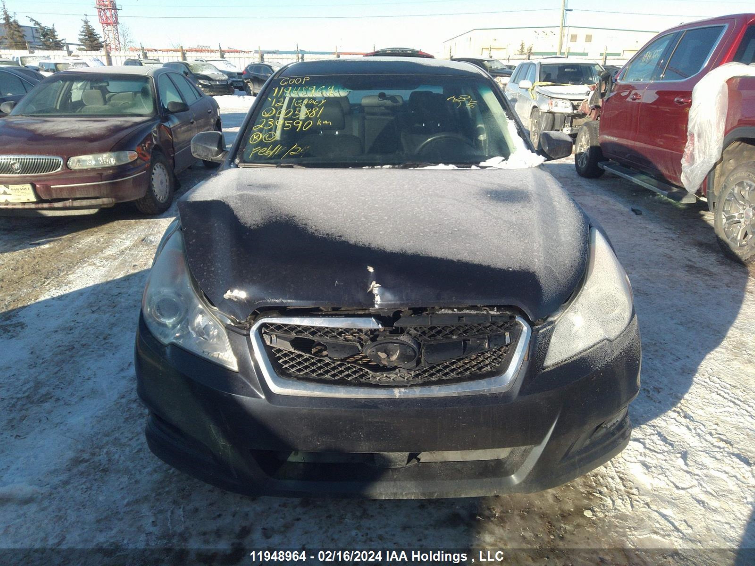 Photo 5 VIN: 4S3BMGB61C3005881 - SUBARU LEGACY 