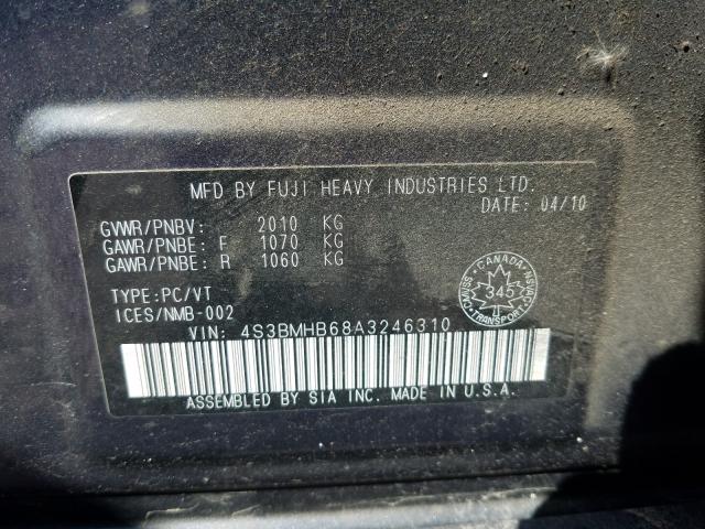 Photo 9 VIN: 4S3BMHB68A3246310 - SUBARU LEGACY 2.5 