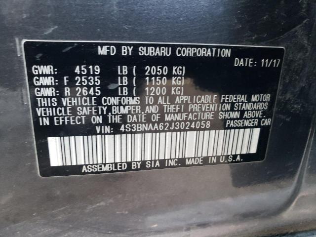 Photo 9 VIN: 4S3BNAA62J3024058 - SUBARU LEGACY 2.5 