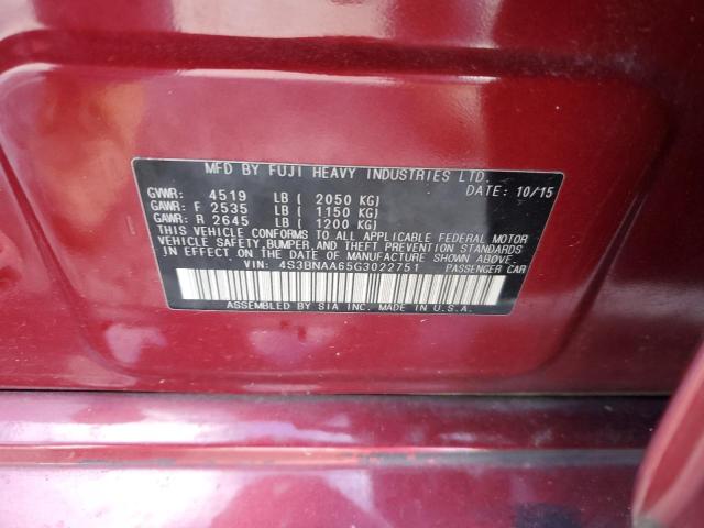 Photo 11 VIN: 4S3BNAA65G3022751 - SUBARU LEGACY 