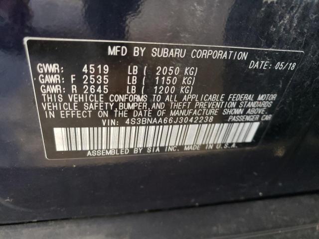 Photo 11 VIN: 4S3BNAA66J3042238 - SUBARU LEGACY 2.5 