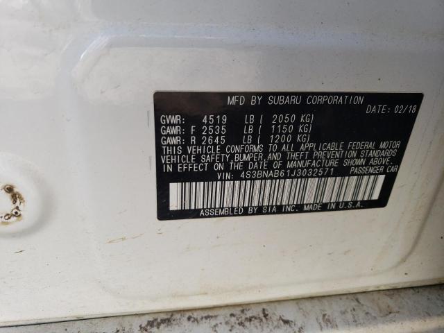 Photo 12 VIN: 4S3BNAB61J3032571 - SUBARU LEGACY 