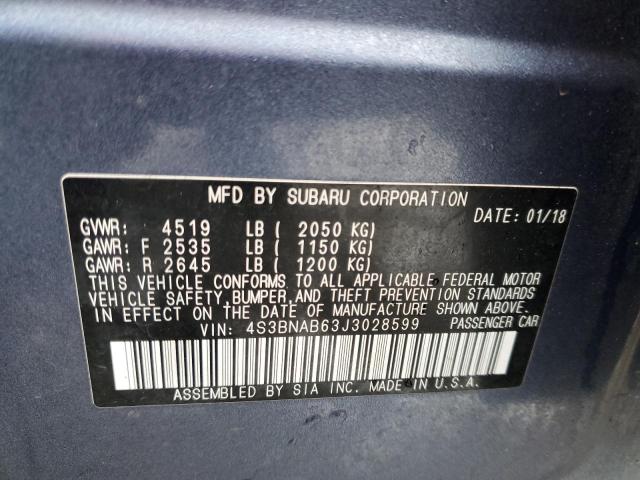 Photo 11 VIN: 4S3BNAB63J3028599 - SUBARU LEGACY 2.5 