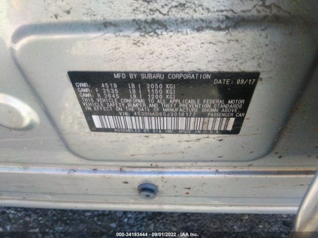 Photo 8 VIN: 4S3BNAB65J3016177 - SUBARU LEGACY 