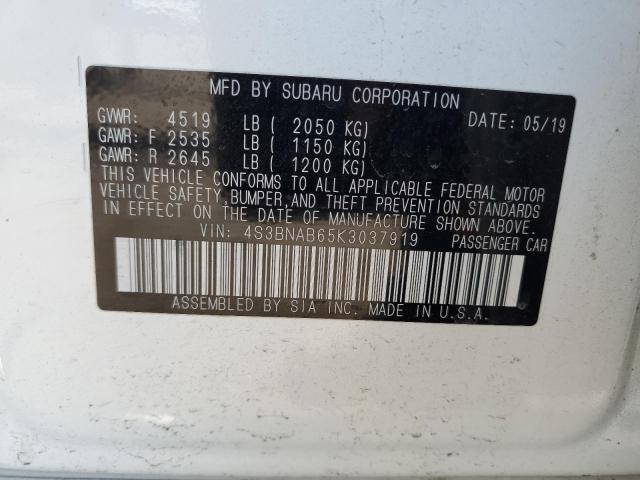 Photo 11 VIN: 4S3BNAB65K3037919 - SUBARU LEGACY 