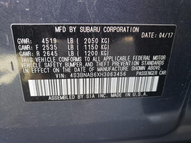 Photo 9 VIN: 4S3BNAB6XH3063456 - SUBARU LEGACY 2.5 