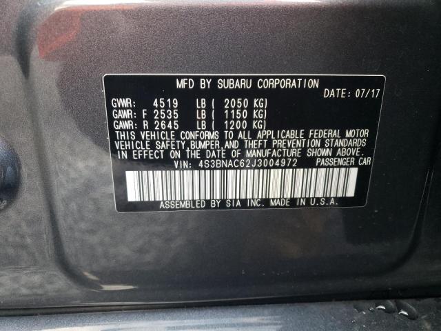 Photo 9 VIN: 4S3BNAC62J3004972 - SUBARU LEGACY 2.5 