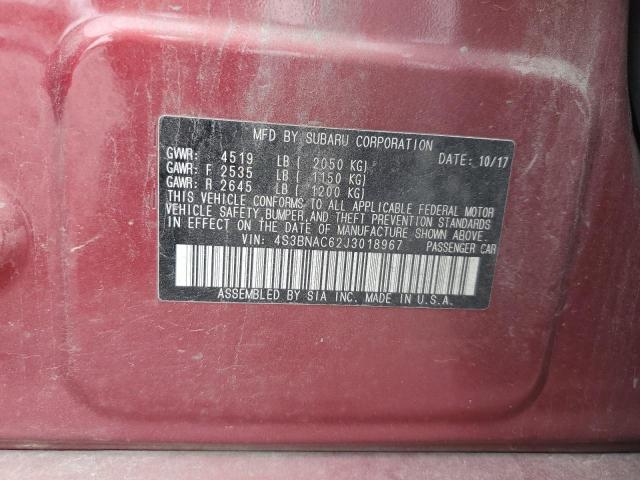 Photo 11 VIN: 4S3BNAC62J3018967 - SUBARU LEGACY 