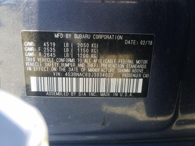 Photo 9 VIN: 4S3BNAC62J3034022 - SUBARU LEGACY 2.5 