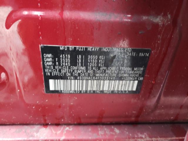 Photo 12 VIN: 4S3BNAC64F3022140 - SUBARU LEGACY 