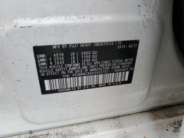 Photo 11 VIN: 4S3BNAC65H3052797 - SUBARU LEGACY 