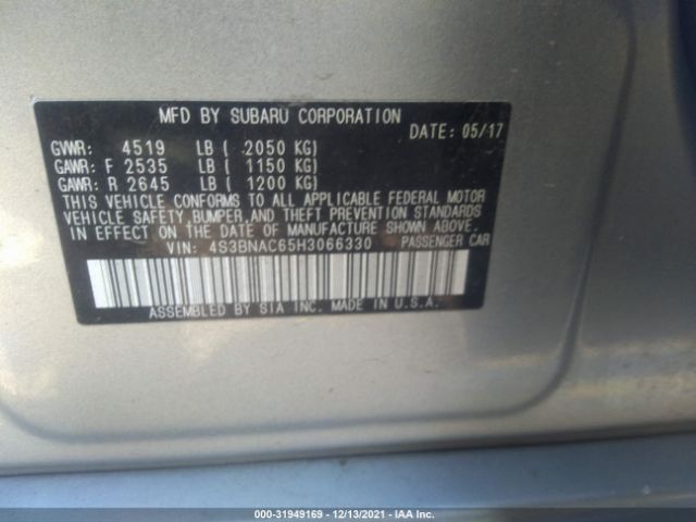 Photo 8 VIN: 4S3BNAC65H3066330 - SUBARU LEGACY 