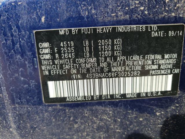 Photo 9 VIN: 4S3BNAC66F3025282 - SUBARU LEGACY 2.5 