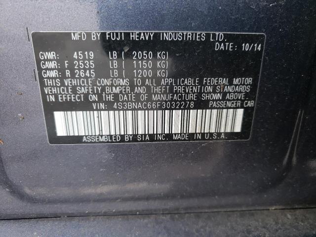 Photo 11 VIN: 4S3BNAC66F3032278 - SUBARU LEGACY 2.5 