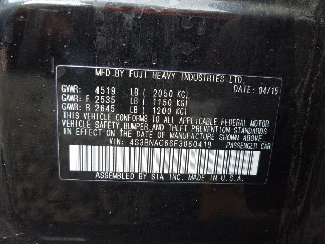 Photo 9 VIN: 4S3BNAC66F3060419 - SUBARU LEGACY 2.5 