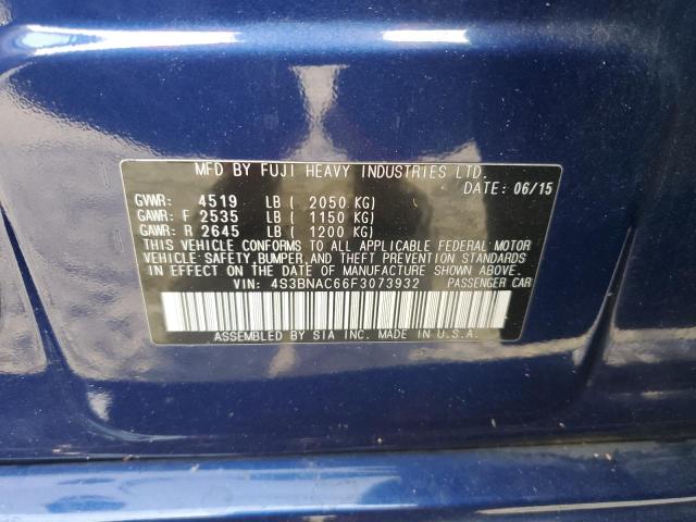 Photo 12 VIN: 4S3BNAC66F3073932 - SUBARU LEGACY 