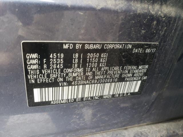 Photo 9 VIN: 4S3BNAC69J3006816 - SUBARU LEGACY 2.5 