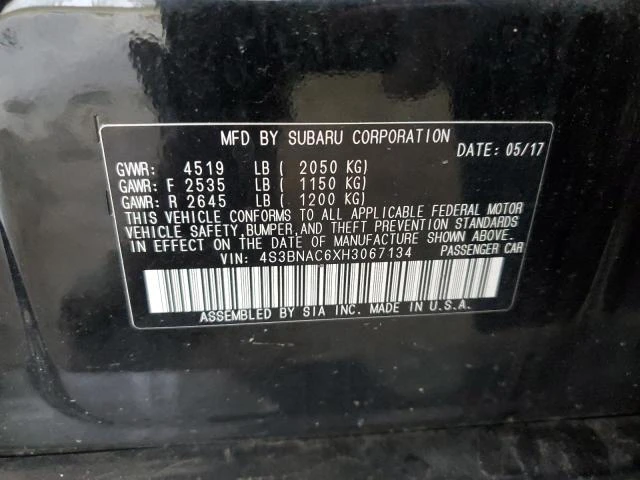 Photo 12 VIN: 4S3BNAC6XH3067134 - SUBARU LEGACY 2.5 