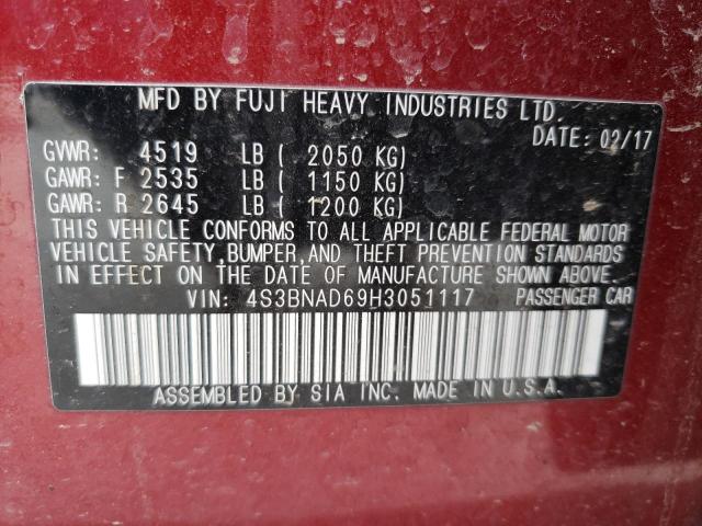 Photo 9 VIN: 4S3BNAD69H3051117 - SUBARU LEGACY 2.5 