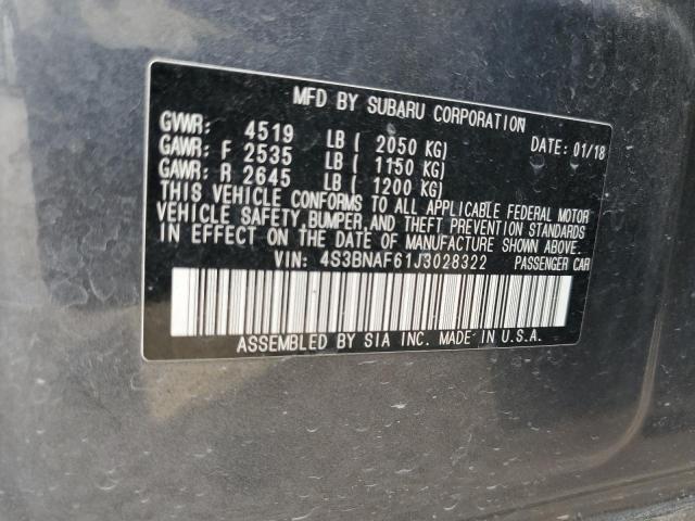 Photo 12 VIN: 4S3BNAF61J3028322 - SUBARU LEGACY 2.5 