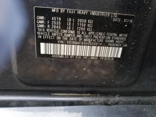 Photo 9 VIN: 4S3BNAF65H3009914 - SUBARU LEGACY 