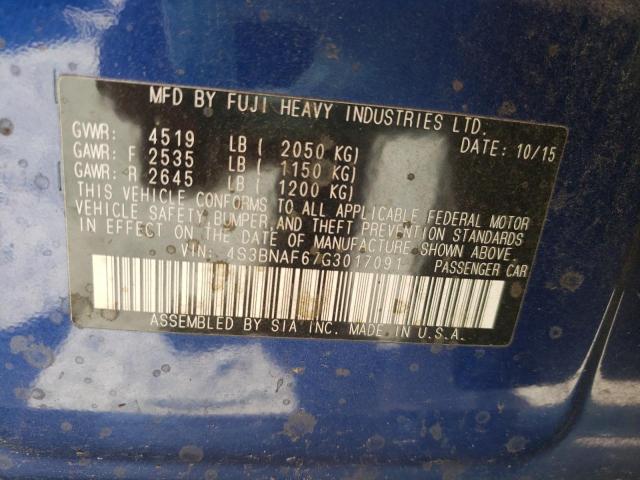 Photo 9 VIN: 4S3BNAF67G3017091 - SUBARU LEGACY 2.5 