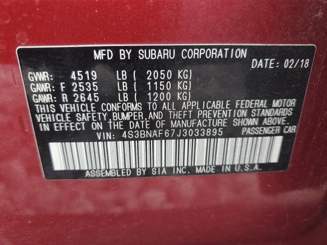 Photo 12 VIN: 4S3BNAF67J3033895 - SUBARU LEGACY 