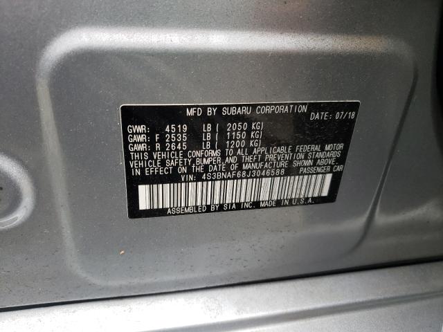 Photo 9 VIN: 4S3BNAF68J3046588 - SUBARU LEGACY 2.5 