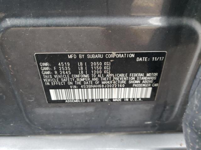 Photo 11 VIN: 4S3BNAH68J3022160 - SUBARU LEGACY 