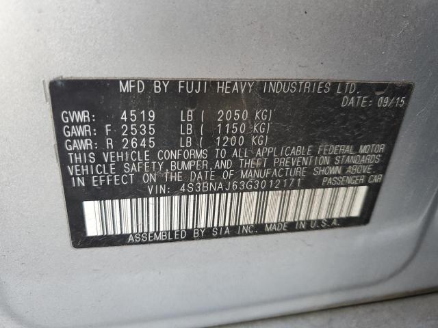 Photo 12 VIN: 4S3BNAJ63G3012171 - SUBARU LEGACY 