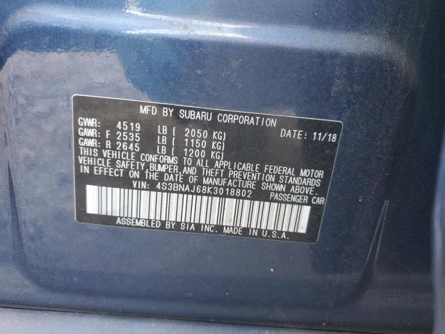 Photo 12 VIN: 4S3BNAJ68K3018802 - SUBARU LEGACY 2.5 