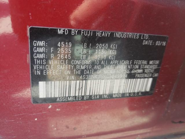 Photo 9 VIN: 4S3BNAJ6XG3049914 - SUBARU LEGACY 2.5 