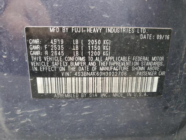 Photo 11 VIN: 4S3BNAK60H3022706 - SUBARU LEGACY 2.5 