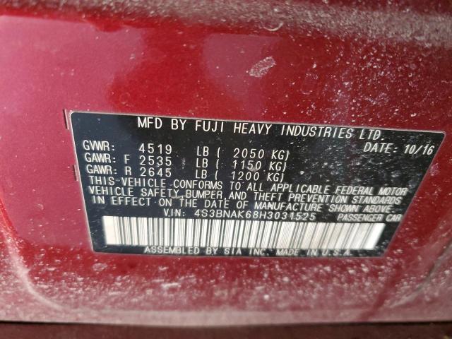 Photo 11 VIN: 4S3BNAK68H3031525 - SUBARU LEGACY 