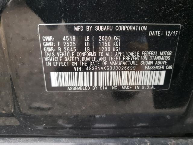 Photo 9 VIN: 4S3BNAK68J3026699 - SUBARU LEGACY 2.5 