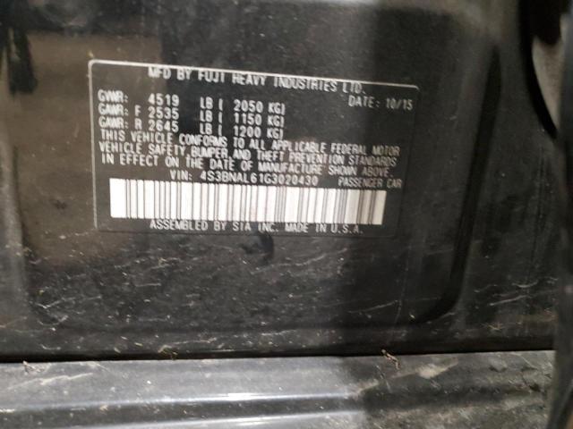 Photo 11 VIN: 4S3BNAL61G3020430 - SUBARU LEGACY 