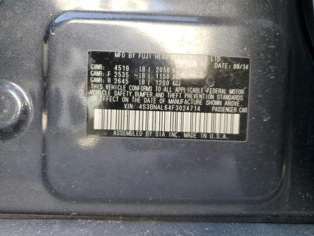 Photo 12 VIN: 4S3BNAL64F3024714 - SUBARU LEGACY 