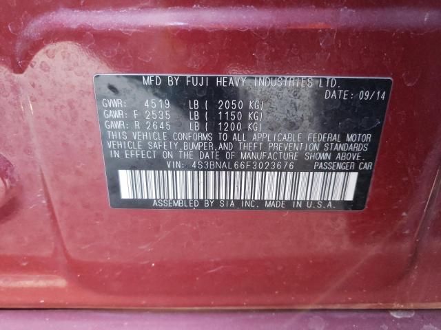 Photo 9 VIN: 4S3BNAL66F3023676 - SUBARU LEGACY 2.5 