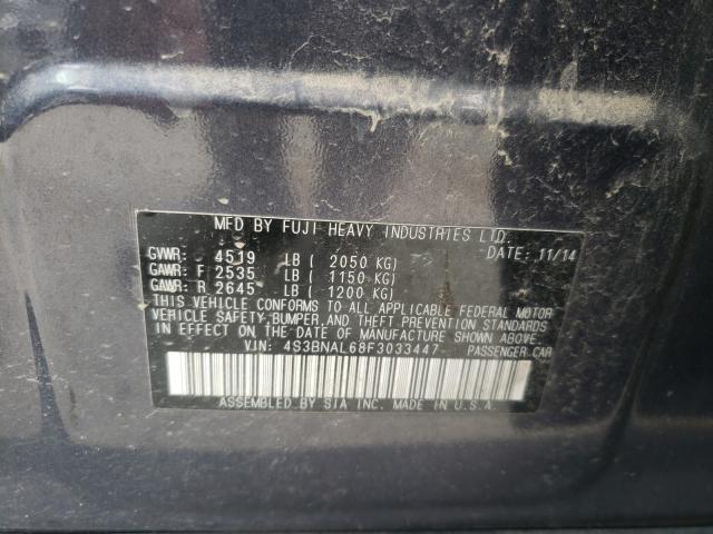 Photo 9 VIN: 4S3BNAL68F3033447 - SUBARU LEGACY 