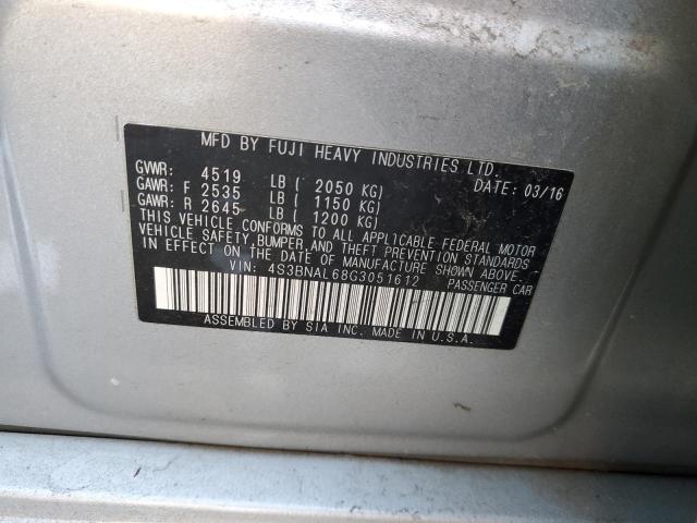 Photo 12 VIN: 4S3BNAL68G3051612 - SUBARU LEGACY 