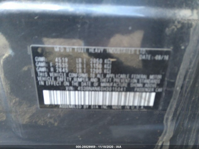 Photo 8 VIN: 4S3BNAN60H3015041 - SUBARU LEGACY 