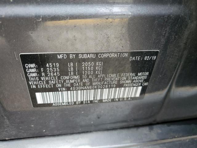 Photo 11 VIN: 4S3BNAN60K3028119 - SUBARU LEGACY 