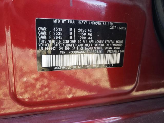 Photo 11 VIN: 4S3BNAN61F3060146 - SUBARU LEGACY 