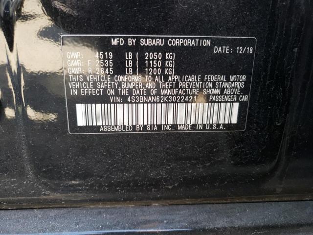 Photo 11 VIN: 4S3BNAN62K3022421 - SUBARU LEGACY 2.5 