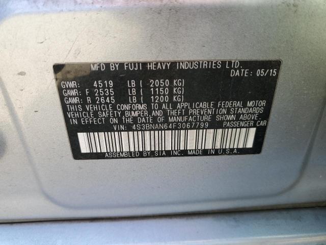 Photo 11 VIN: 4S3BNAN64F3067799 - SUBARU LEGACY 2.5 