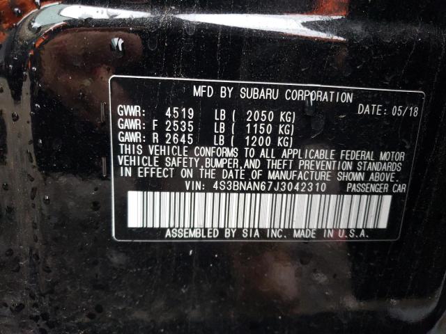 Photo 11 VIN: 4S3BNAN67J3042310 - SUBARU LEGACY 2.5 