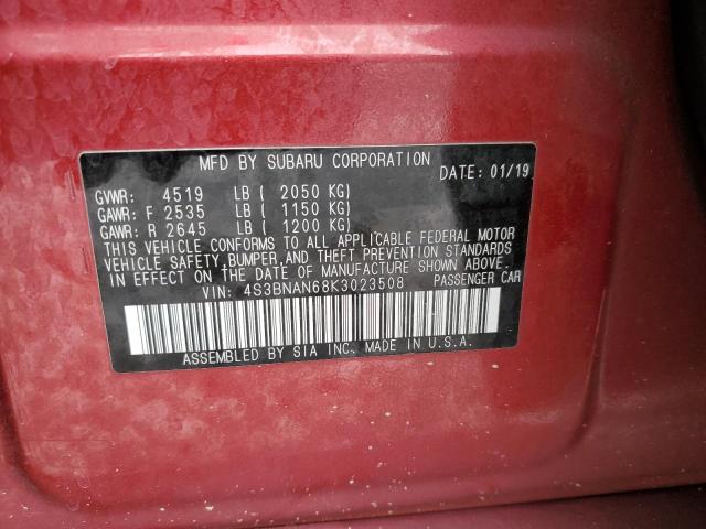 Photo 12 VIN: 4S3BNAN68K3023508 - SUBARU LEGACY 